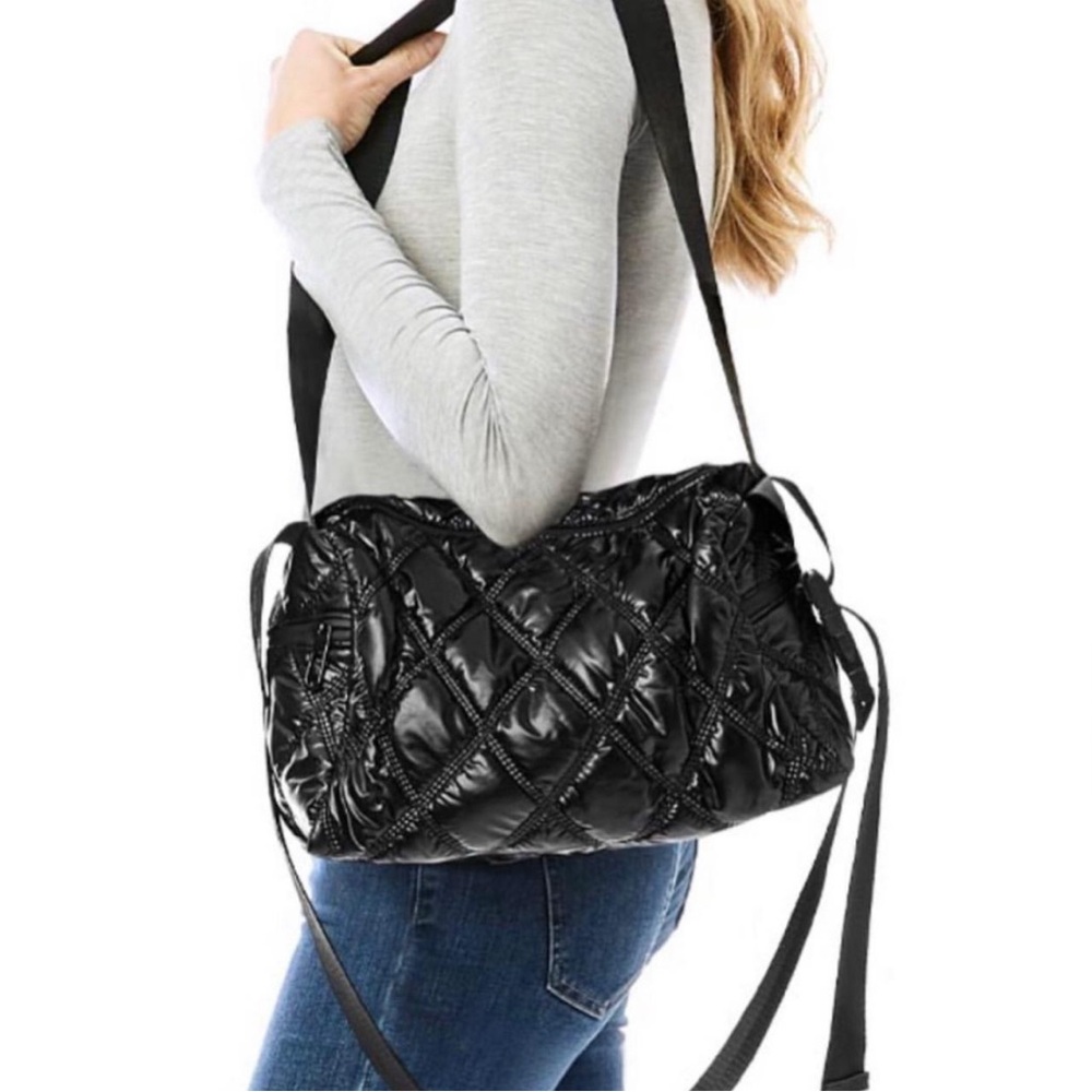 Black Quilted Women's Bag
